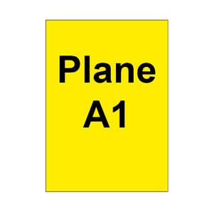 Werbeplanen einseitig DIN A 1