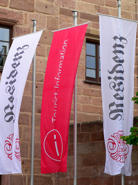 Bannerfahnen 100 x 400 cm