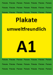 Plakate umweltfreundlich