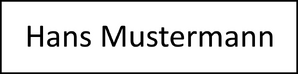 Klingelschilder weiß