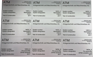 Lasergravurschilder Aluply-2